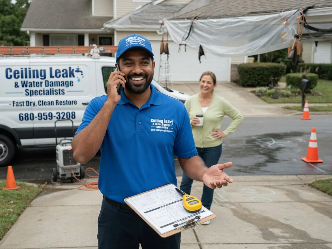 Ceiling Leak Cleanup Luther, IA FAQs